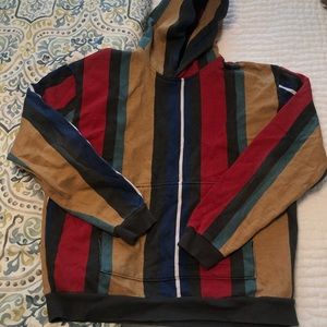 Urban Outfitters striped hoodie size M